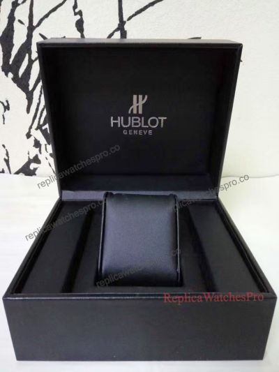 High Quality Copy Hublot Black Leather Replacement Watch Boxes-Hublot Box For Sale